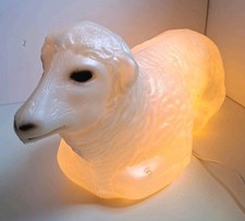 Vintage General Foam Christmas Nativity Sheep Lamb Blow Mold 19