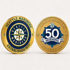 Seattle Mariners 50 Seasons 1977-2027 Commemorative Coins picture
