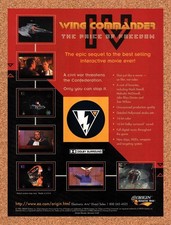1996 Wing Commander IV The Price Of Freedom PC Original Advertisement / Promo v1 picture