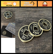 Triad Coins Magic Trick Set - Chinese Palace Coin Illusion, 3 Coin Vanish Gimmic picture