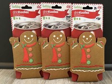Holiday Drinkooliez Gingerbread Man Drink Sleeve (Quantity 3) dci picture