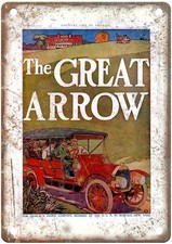 1908 Pierce-Arrow Vintage Automobile Ad Retro Look Metal Sign AM8480 picture