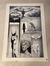WARLOCK 5 #14 original comic art WICKED COOL AIRCEL 1988 KAJI BARRY BLAIR picture