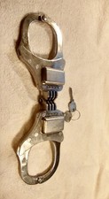 Ultimate Pro Security Hinged Handcuffs w/Keys Secure Tumbler Locking Mechanism picture