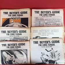 1982 Buyer’s Guide for Comic Fandom Lot of 6 #437 445 446 447 450 453.   *17 picture