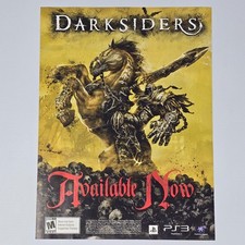 Darksiders PlayStation 3 PS3 Available Now Print Ad/Poster picture
