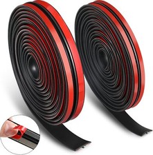2 Pieces 22 Feet Windshield Trim Windshield Rubber Seal 14Mm 19Mm Car Sunroof Se picture