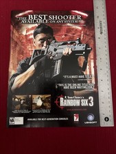 Tom Clancey’s Rainbow Six 3 Video Game 2002 Print Ad picture