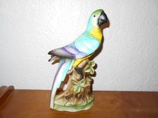 Vintage MCM Made in Japan Parrot Bird Colorful Ceramic 8