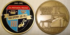NAVY USS SPERRY AS-12  SUBMARINE CHALLENGE COIN picture