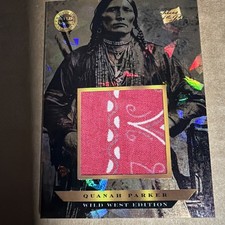 2025 Pieces Of The Past Wild West 01/01 Quanah Parker. Jumbo Relic Rainbow Ice picture
