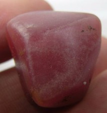 #6 95ct Peru 100% Natural Tumbled Rough Rhodochrosite Crystal Specimen 19g 23mm picture