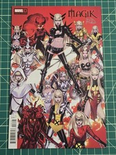 MAGIK #8 MARVEL COMICS 2025 1:25 RUSSELL DAUTERMAN VARIANT NYCC SIGNED W/COA NM picture