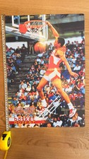 Spud Webb Atlanta Hawks Vintage Basket Poster NBA Slam Dunk Rare 15x20 picture