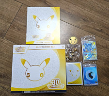 Pokemon 30th Celebration ETB Box + Promo + Accessories NO BOOSTER PACKS picture
