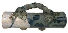 Studio Pottery Stoneware Cylinder Artisan Bread Loaf Pan Baker picture