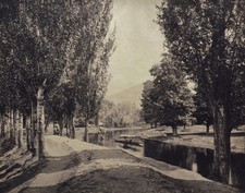 Samuel Bourne, View in Kashmir (826), India, Original Unmounted Albumen Print picture
