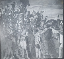Triumph Of Caesar III, Andrea Mantegna, Magic Lantern Glass Slide picture