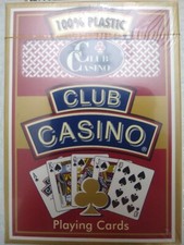 HOYLE OFFICIAL PLAYING CARDS POKER SIZE PLASTIC COATED red picture