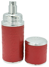 Creed 50ml Deluxe Atomizer Silver/Deep Red Leather Refillable Pocket Spray picture