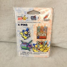 Pokemon Worlds Championships SF San Francisco XP 2026 4 Pin Set Exclusive picture