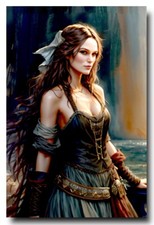 4 x 6 inch Kiera Knightley Exclusive Art Print Collectible Photo picture