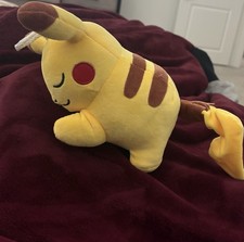 Pokemon Pikachu Sleeping Plush 7