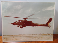 ORG Boeing AH-64  Apache Attack Helicopter Color Photo 8 1/2 x 11  Glossy RRP 3 picture