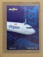 Official Allegiant Max 8 737-200 Airlines Trading Card Boeing Card #03 picture