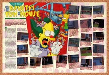 1993 Krustys Fun House Game Gear Original Advertisement / Retro Promo vr2 picture