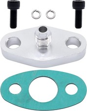 OXCANO 4AN T3 T3/T4 T04 Fitting Turbo Oil Feed Flange Adapter With Gasket Kit picture