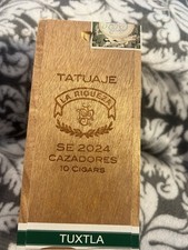 Tatuaje SE 2024 Cazadores La Riqueza Empty Wood Cigar Box 7