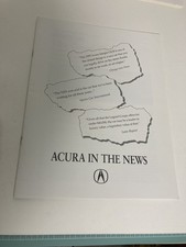 Vintage 1994-1995 Acura In The News Brochure NSX Integra Legend Coupe Reviews picture