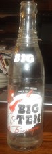 BIG TEN SODA BOTTLE 10oz 1955 WATERLOO IOWA BIG TEN FOOTBALL POP BOTTLE picture