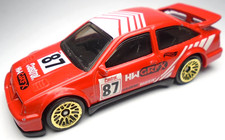 2022 HOT WHEELS '87 FORD SIERRA COSWORTH #87 RED DIECAST 2 7/8