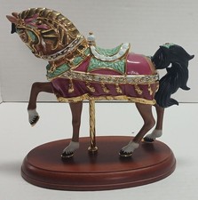 Lenox 2010 Medieval Christmas Carousel Horse Limited Edition Porcelain Figurine picture