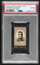 1905 Cousis' Photographic Celebrities Tobacco Andrew Jackson PSA 2 07qw picture