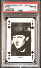 1992 U2 BONO Trading Card NME Playing Card PSA 8 Pop 1 Highest, Music, 80s, 90s picture