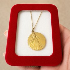 RARE VINTAGE LDS YOUNG WOMEN PERSONAL PROGRESS MEDAL PENDANT MORMON Necklace picture