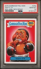 2015 Topps Garbage Pail Kids 30th Anniversary TESTY TY 24b Tyson Card PSA 10 GEM picture