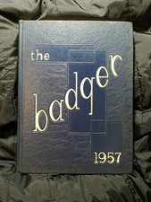 UNIVERSITY OF WISCONSIN 1957 BADGER YEARBOOK ANNUAL COLLEGE MADISON WS picture