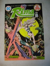 RIMA THE JUNGLE GIRL #4 ART original comic book Cover Proof  1974 KUBERT DC picture