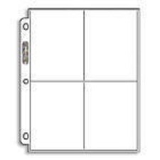 10 - POST CARD 4 POCKET COLLECTOR PAGES ARCHIVAL SAFE picture