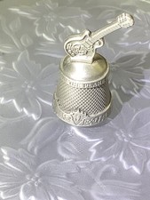 VINTAGE Hard Rock Hotel Las Vegas Save The Planet Guitar Thimble Collectible picture
