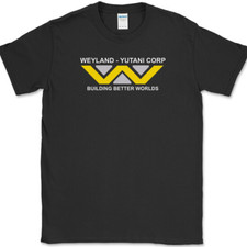 Weyland-Yutani Corporation T-Shirt Funny Aliens Movie Humor Graphic Tee picture