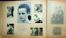 Antique WWII Photo Album Germany Scrapbook Photography Military Family 1940s picture