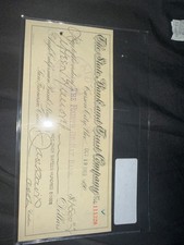 Vintage 1903 Carson City, NV ‘The State Bank and Trust Company’ Bank Check picture