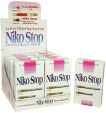 Niko Stop Cigarette Filter 24 Packs, 30 Filters/PK, Nikostop Nic Tar Out Filters picture