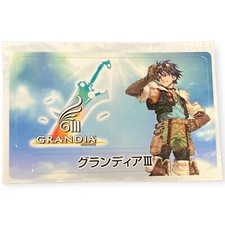 Sony PlayStation 2 PS2 Grandia III 3 2005 Memory Card Sticker picture