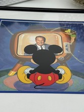 Disney Sundays With Walt Limited Edition Sericel Framed COA 16x17 picture